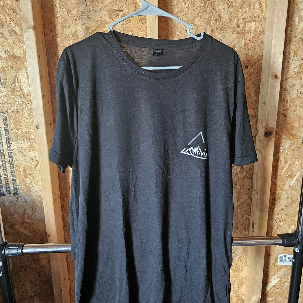 SHEIN Black Mountain Graphic Tee